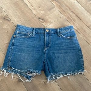 Sam Edelman 4” Lotus Distressed Blue Denim Cutoff Shorts Size 29